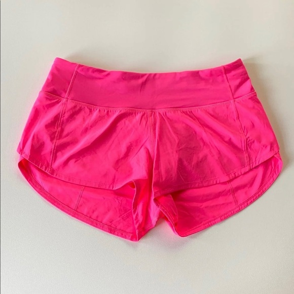 lululemon athletica Pants - Lululemon Speed Up Shorts Pink Highlight